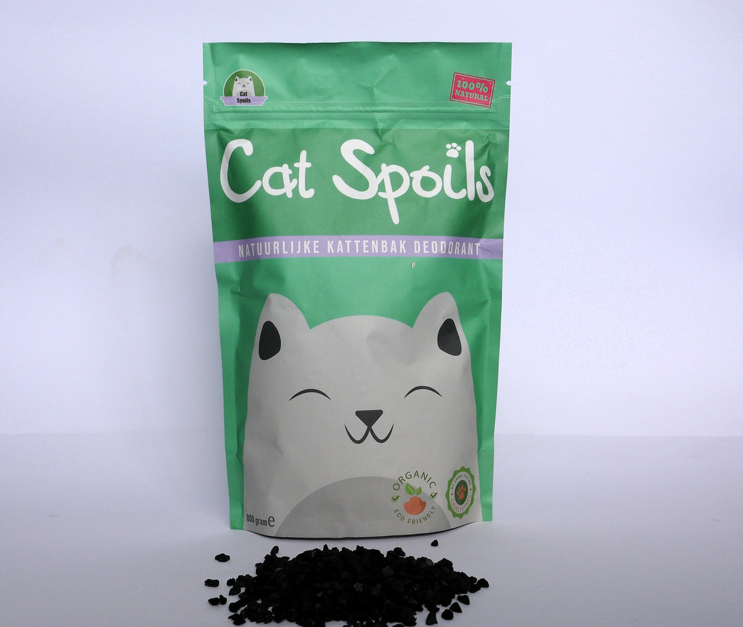 CatSpoils Kattenbak Verfrisser - de 100% natuurlijke kattebak deodorant